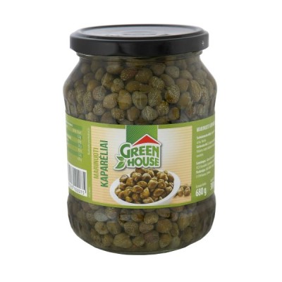 Marinated capers GREENE, 670 g / 400 g